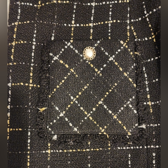 Karl Lagerfeld Tweed Sheat Dress Size 4 - Picture 10 of 12